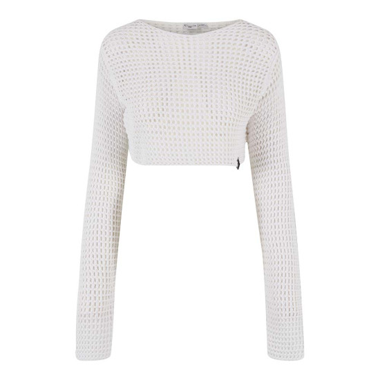 Karl Kani Γυναικεία πλεκτή μπλούζα Retro Crochet Crop LS